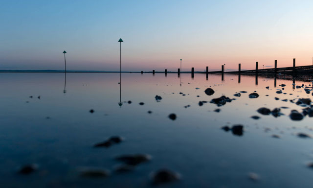 Southend Seafront at sunset
